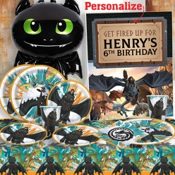 *Train Your Dragon PERSONALIZED Party Pack for 8